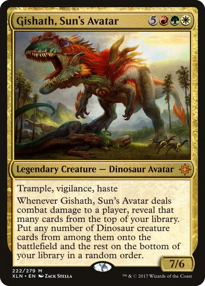 0222 Gishath, Sun's Avatar M Ixalan