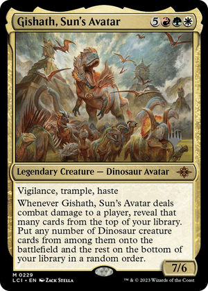 0229 Gishath, Sun's Avatar M Promo Pack: The Lost Caverns of Ixalan