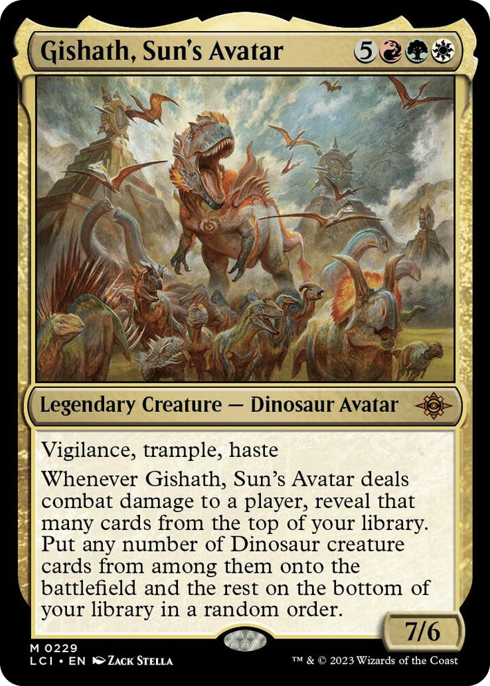 0229 Gishath, Sun's Avatar M The Lost Caverns of Ixalan