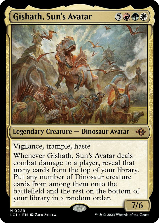 0229 Gishath, Sun's Avatar M The Lost Caverns of Ixalan