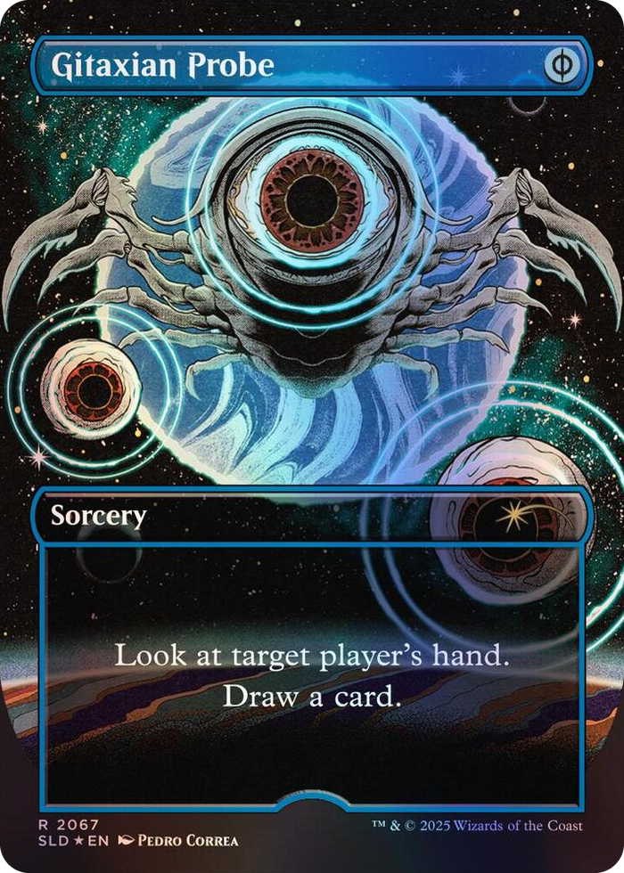 Gitaxian Probe (2067) (Rainbow Foil) #2067 R - Secret Lair Drop Series Pokemon card