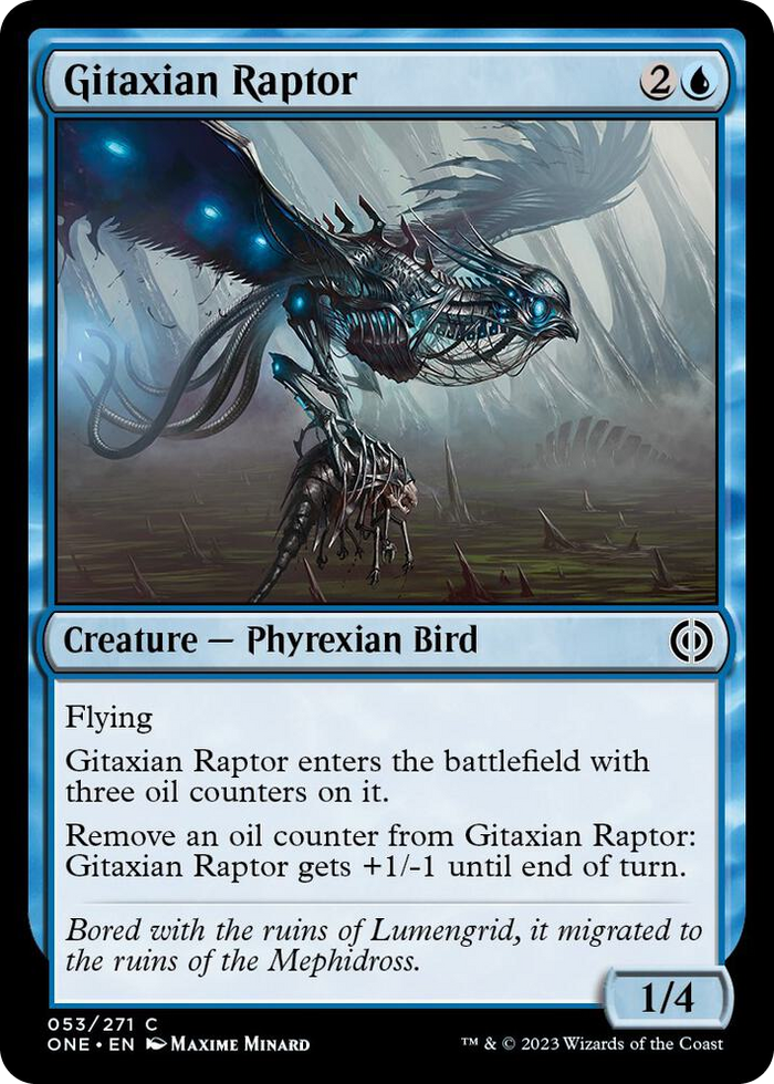 Gitaxian Raptor #53 C - Phyrexia: All Will Be One Pokemon card
