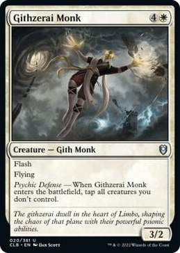 0020 Githzerai Monk U Commander Legends: Battle for Baldur's Gate