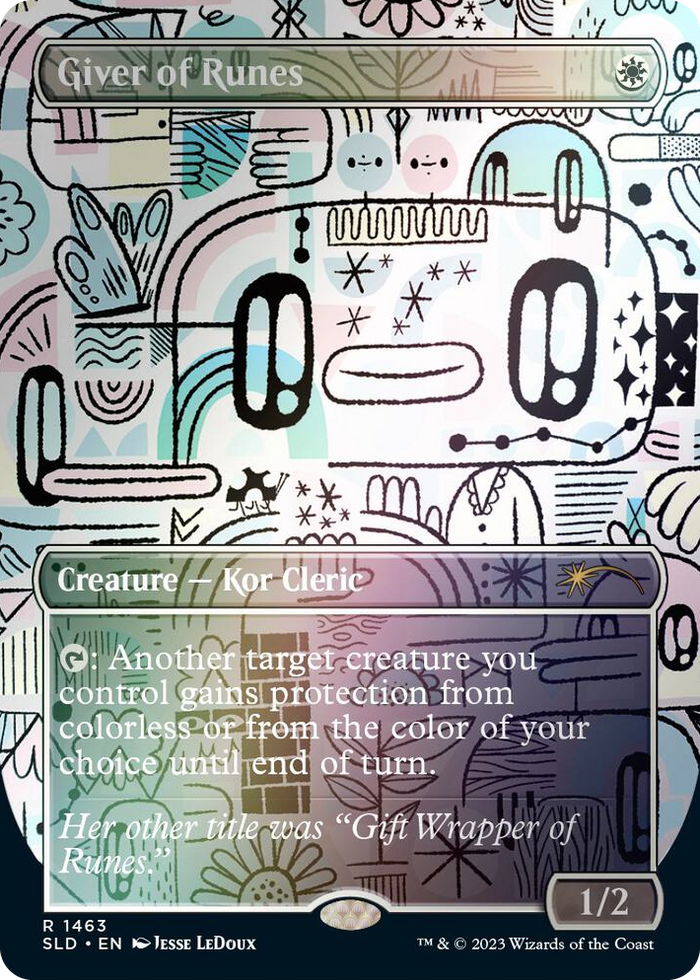 Giver of Runes (Rainbow Foil) #1463 R - Secret Lair Drop Series Pokemon card