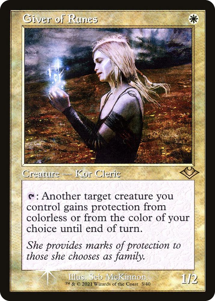 0003 Giver of Runes (Retro Frame) R Modern Horizons