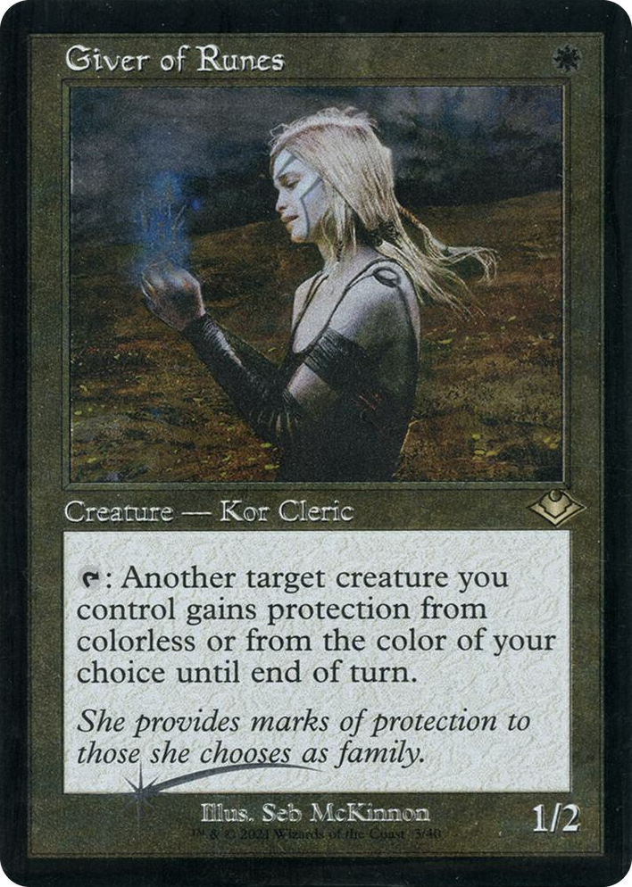 0003 Giver of Runes (Retro Frame) (Foil Etched) R Modern Horizons