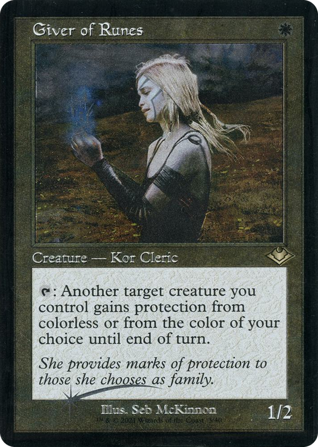 0003 Giver of Runes (Retro Frame) (Foil Etched) R Modern Horizons