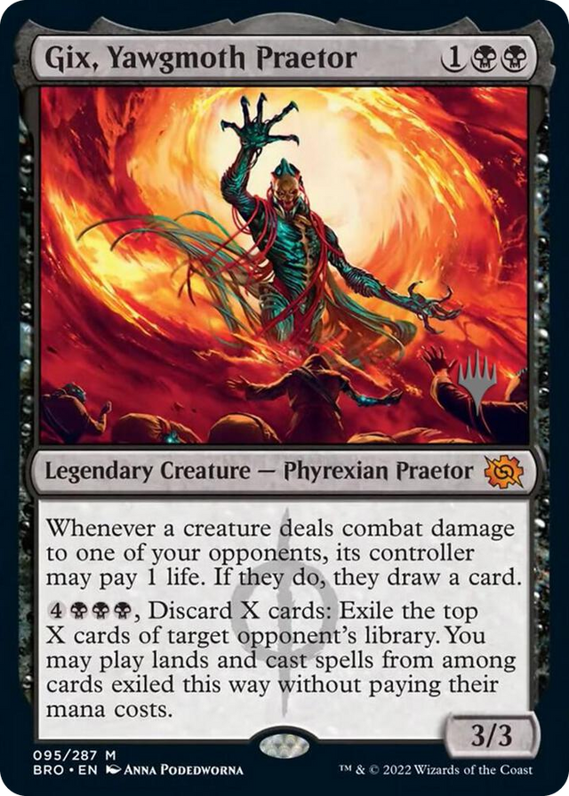 0095 Gix, Yawgmoth Praetor M Promo Pack: The Brothers' War