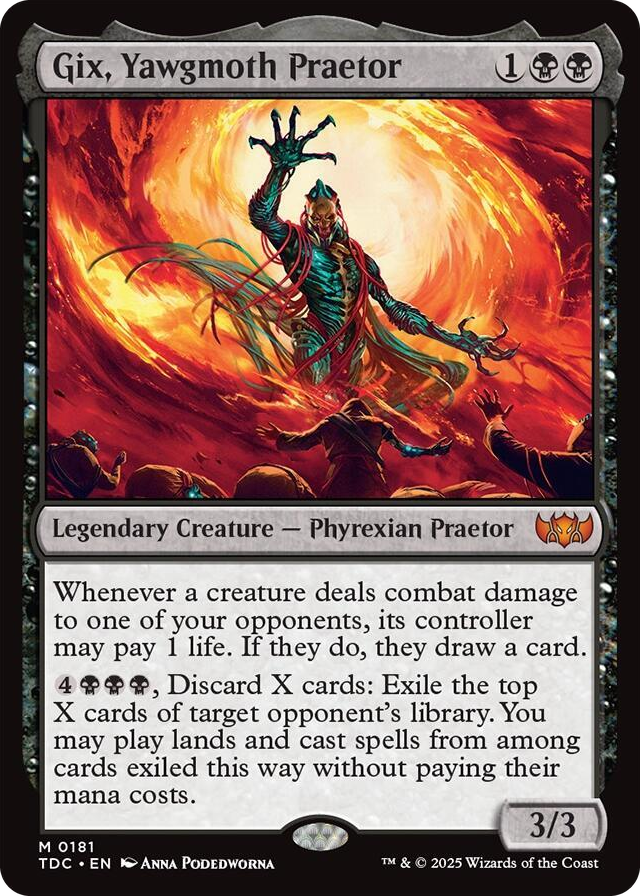 0181 Gix, Yawgmoth Praetor M Commander: Tarkir: Dragonstorm