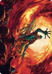 0016 Gix, Yawgmoth Praetor Art Card S Art Series: The Brothers' War