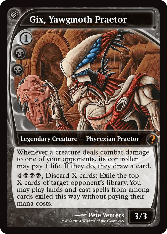 0245 Gix, Yawgmoth Praetor (Future Sight) M Mystery Booster 2