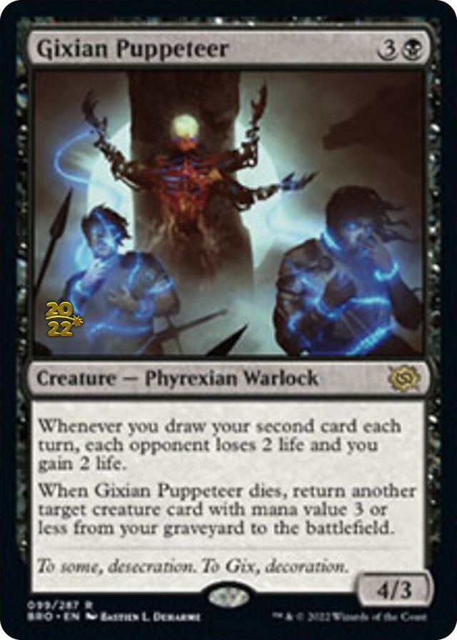 0099 Gixian Puppeteer R Prerelease Cards