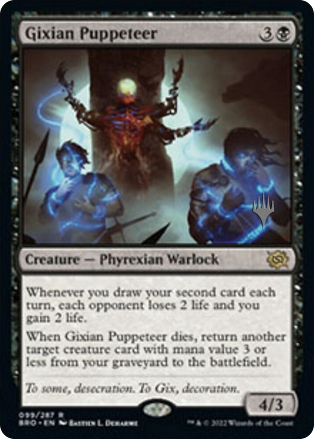 0099 Gixian Puppeteer R Promo Pack: The Brothers' War