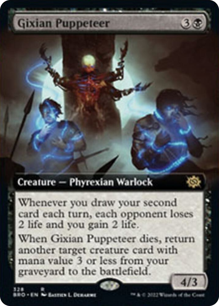 0328 Gixian Puppeteer (Extended Art) R The Brothers' War