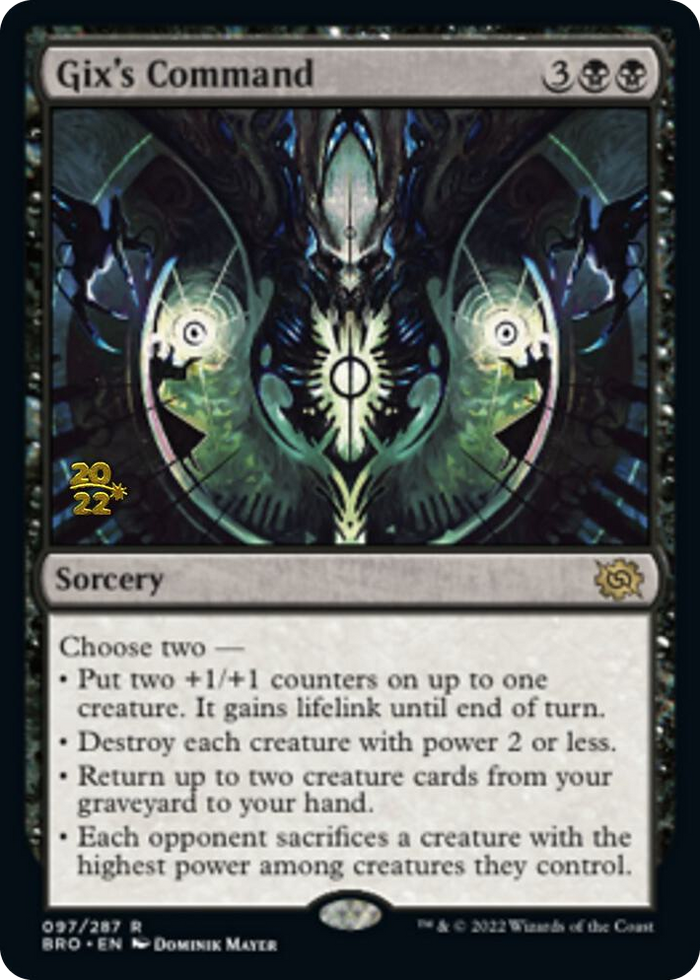 Gix's Command #97 R - Prerelease Cards Pokemon card