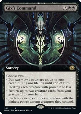 0327 Gix's Command (Extended Art) R The Brothers' War