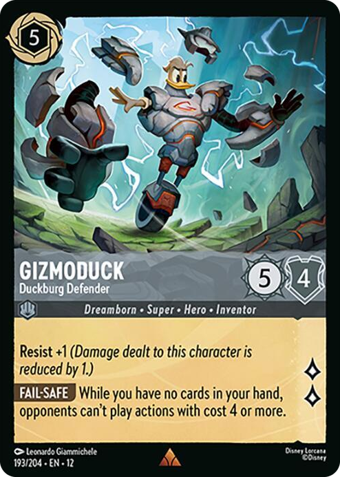 0193 Gizmoduck - Duckburg Defender Rare Wilds Unknown