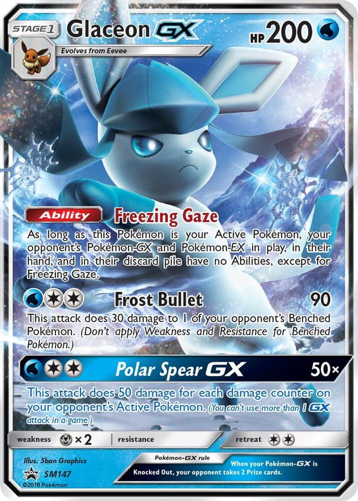 SM147 Glaceon GX - SM147 Promo SM Promos