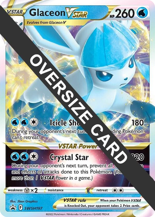 0197 Glaceon VSTAR - SWSH197 Promo Jumbo Cards