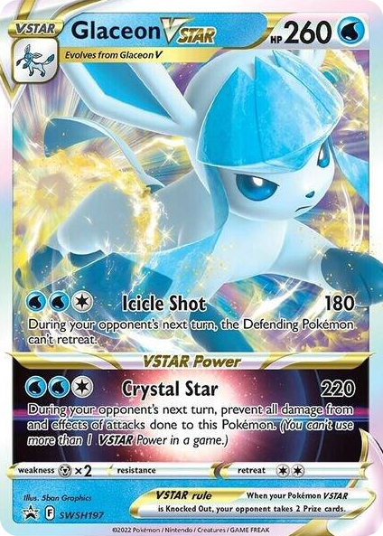0197 Glaceon VSTAR - SWSH197 Promo Sword & Shield Promo Cards