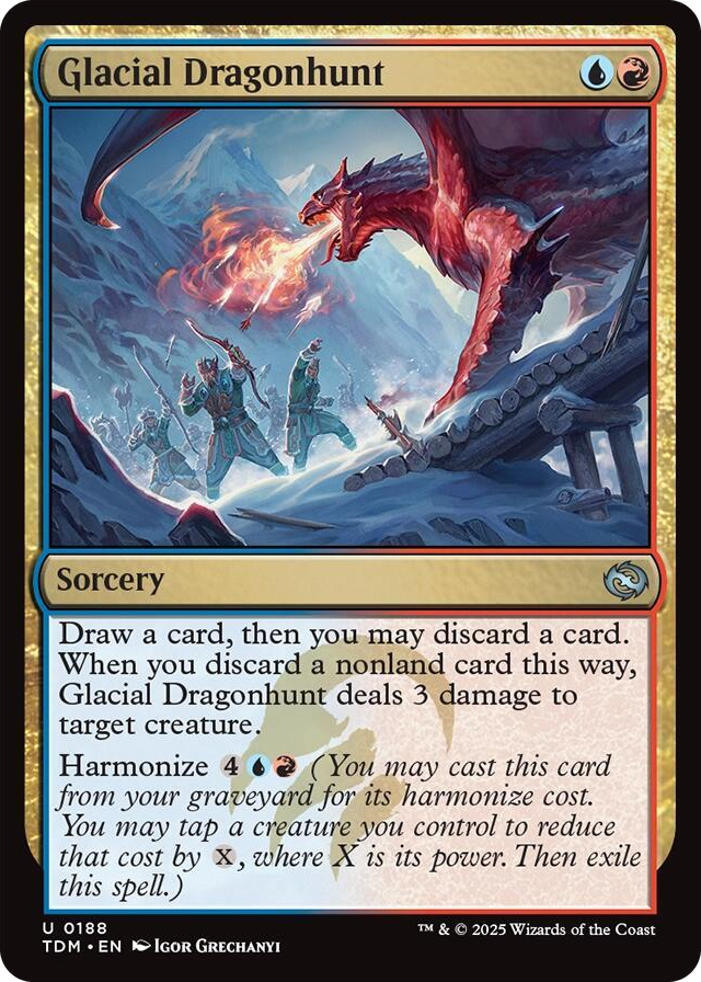0188 Glacial Dragonhunt U Dragonstorm