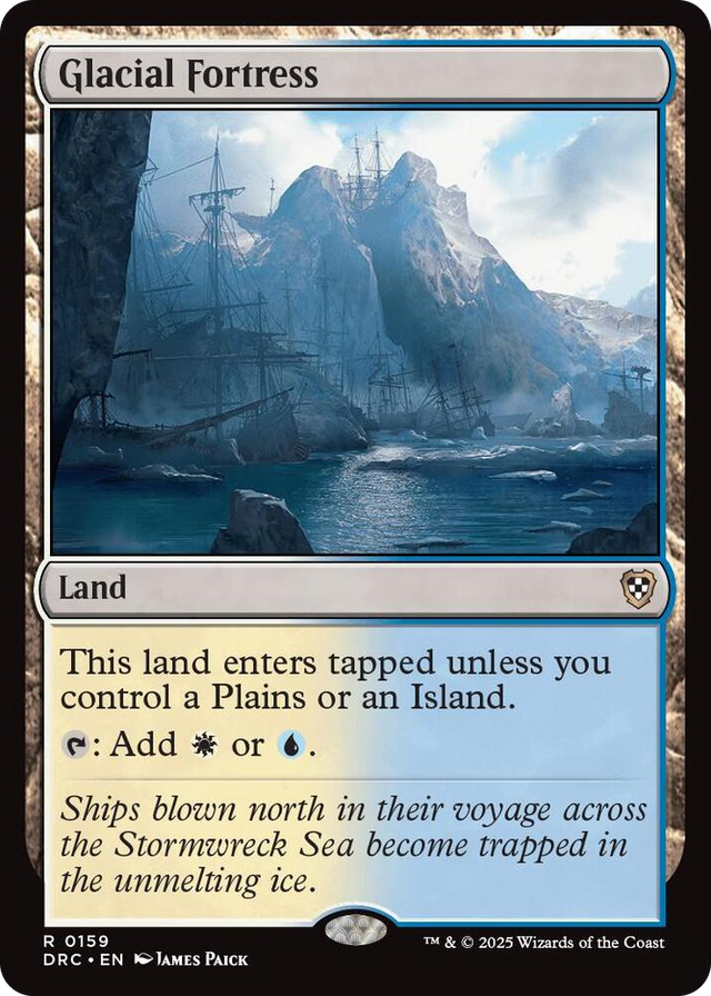 0159 Glacial Fortress R Commander: Aetherdrift