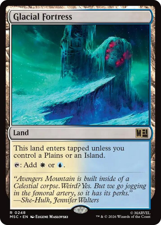 0248 Glacial Fortress R Commander: Marvel Super Heroes