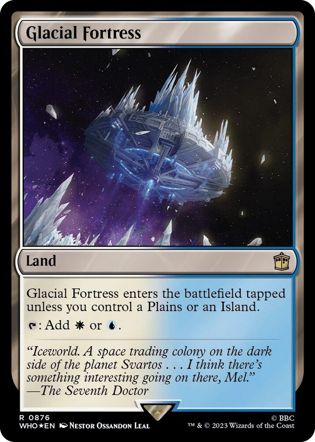 0876 Glacial Fortress (Surge Foil) R Universes Beyond: Doctor Who