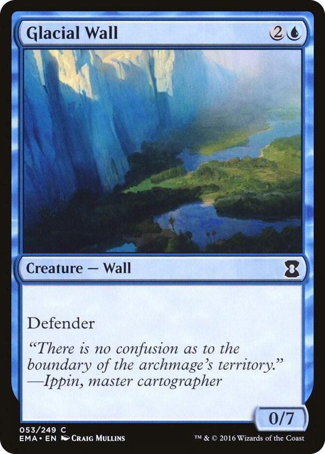Glacial Wall #53 C - Eternal Masters Pokemon card