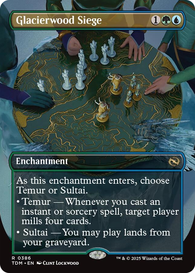 0386 Glacierwood Siege (Borderless) R Dragonstorm