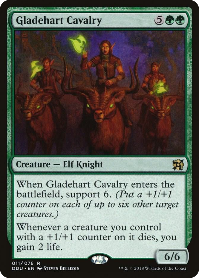 0011 Gladehart Cavalry R Duel Decks: Elves vs. Inventors