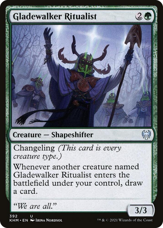 0392 Gladewalker Ritualist U Kaldheim