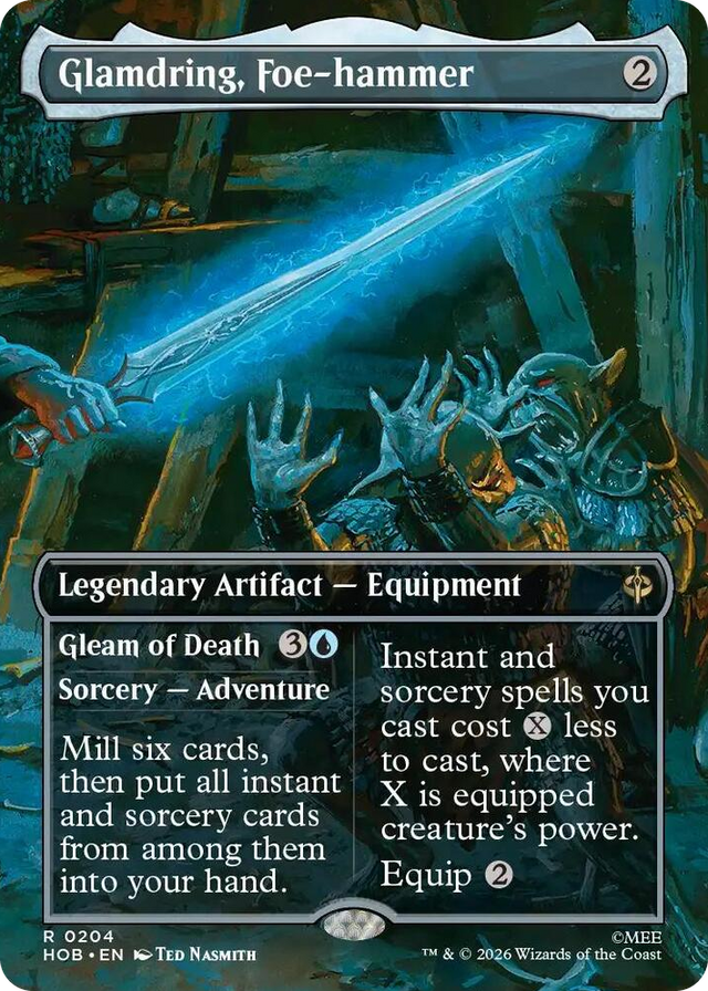 0204 Glamdring, Foe-hammer (Borderless) R The Hobbit