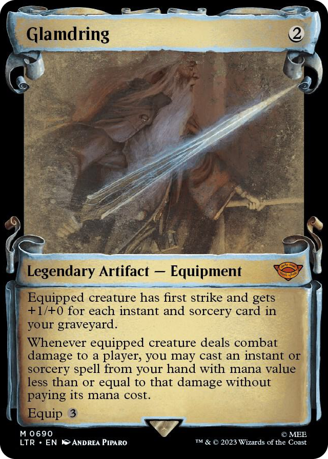 0690 Glamdring (Showcase Scrolls) M Universes Beyond: The Lord of the Rings: Tales of Middle-earth