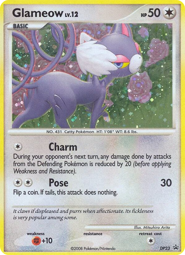 DP023 Glameow - DP23 Promo Diamond and Pearl Promos