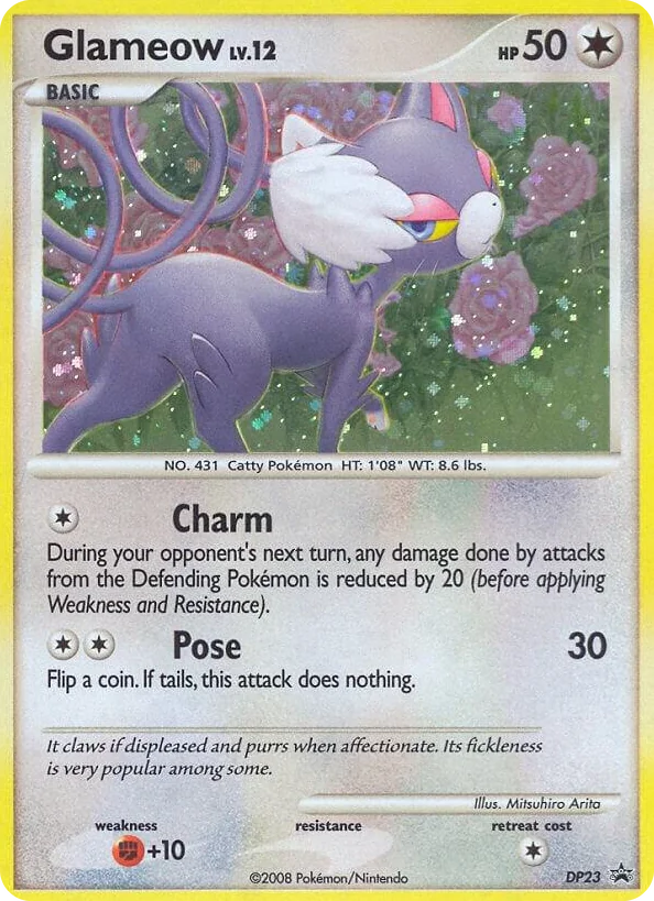 DP023 Glameow - DP23 Promo Diamond and Pearl Promos