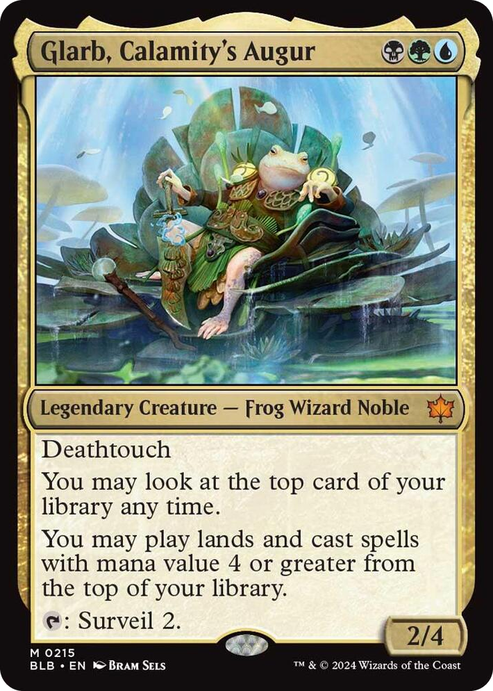 0215 Glarb, Calamity's Augur M Bloomburrow