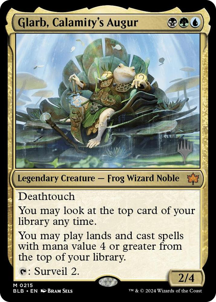 0215 Glarb, Calamity's Augur M Promo Pack: Bloomburrow