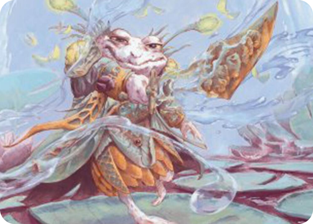 0040 Glarb, Calamity's Augur Art Card S Art Series: Bloomburrow