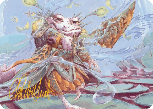 0040 Glarb, Calamity's Augur Art Card (Gold-Stamped Signature) S Art Series: Bloomburrow
