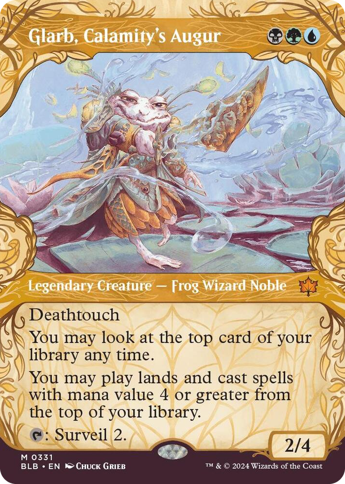 0331 Glarb, Calamity's Augur (Showcase) M Bloomburrow