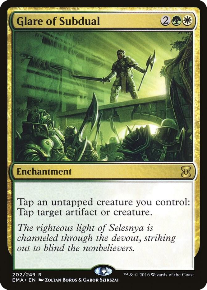 Glare of Subdual #202 R - Eternal Masters Pokemon card