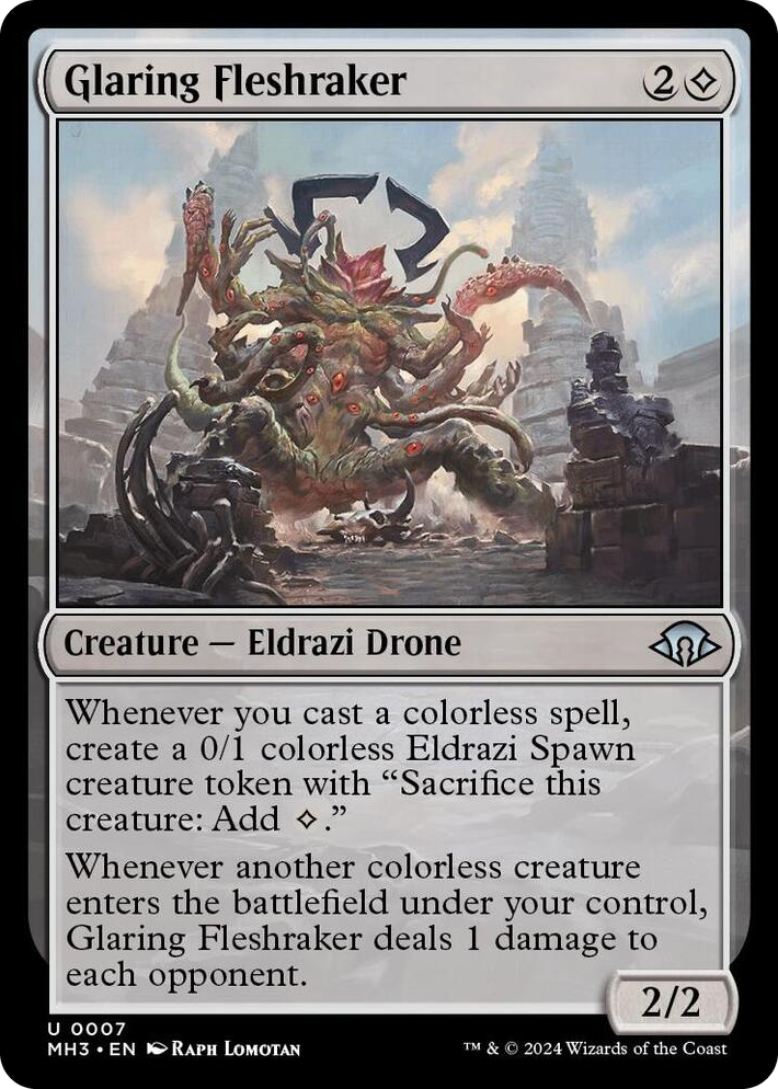 0007 Glaring Fleshraker U Modern Horizons 3