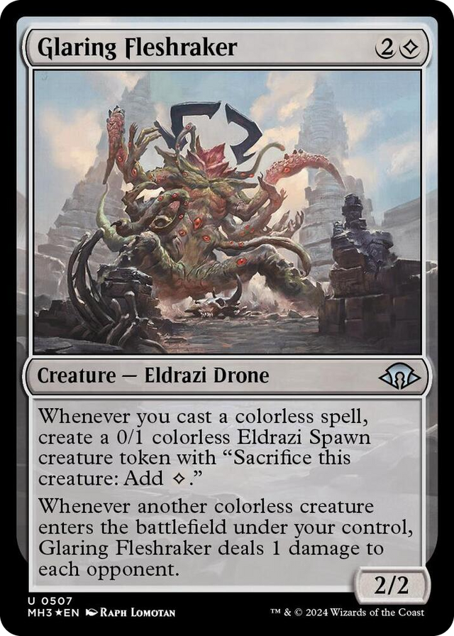 0507 Glaring Fleshraker (Ripple Foil) U Modern Horizons 3