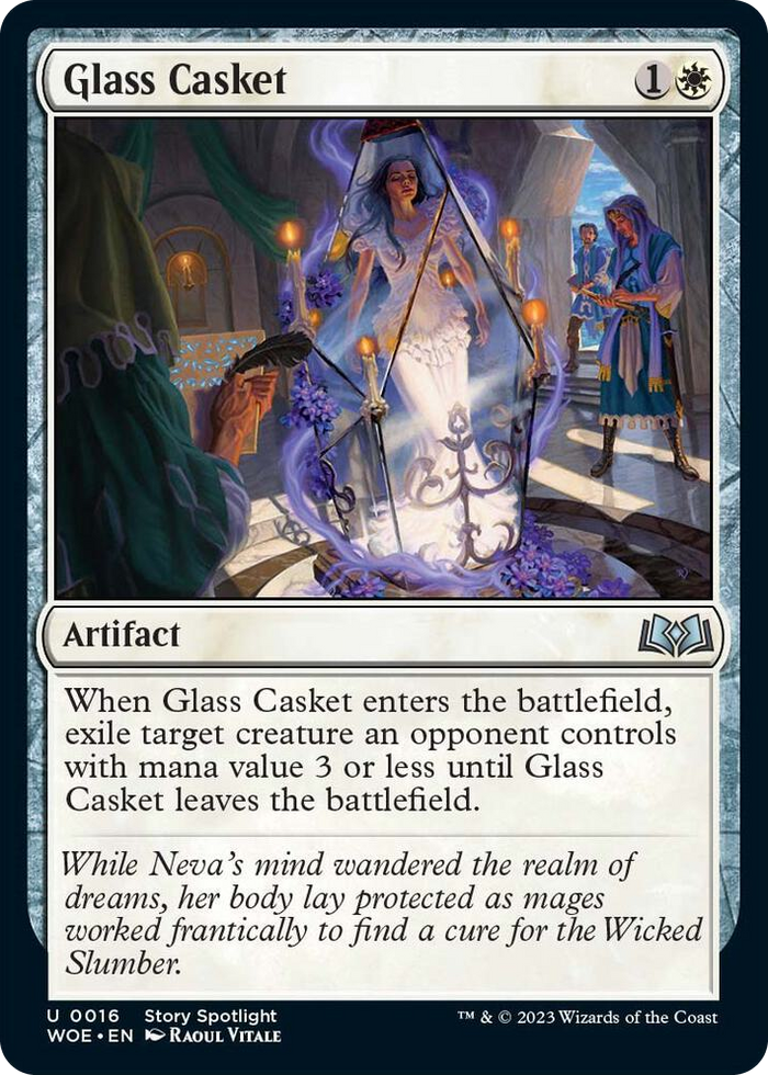 Glass Casket #16 U - Wilds of Eldraine Pokemon card