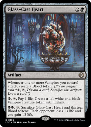 0199 Glass-Cast Heart R Commander: The Lost Caverns of Ixalan