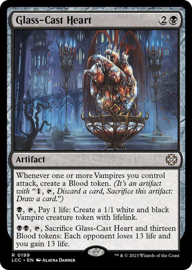 0199 Glass-Cast Heart R Commander: The Lost Caverns of Ixalan