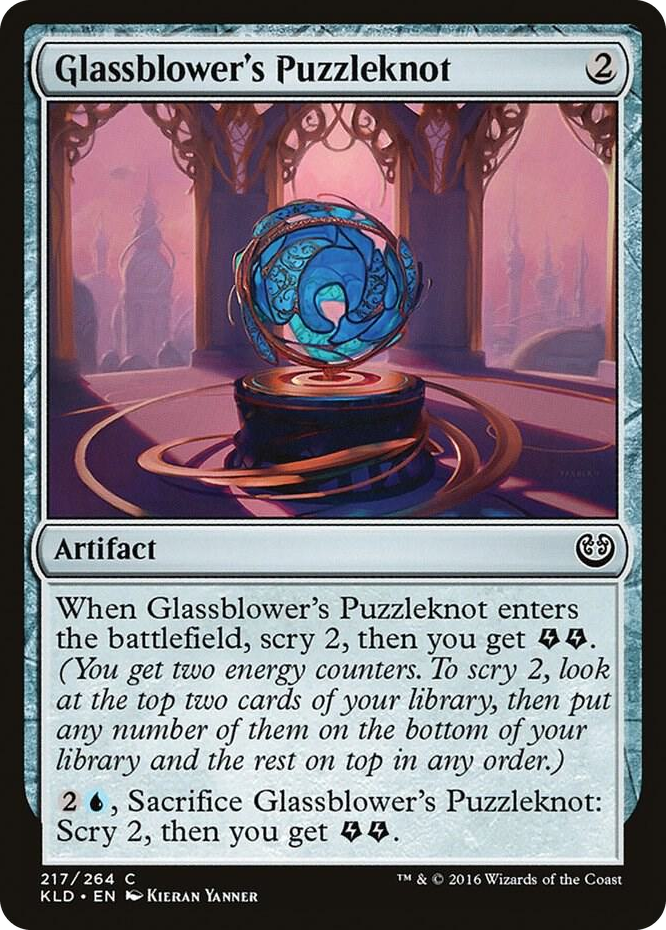 Glassblower's Puzzleknot #217 C - Kaladesh Pokemon card