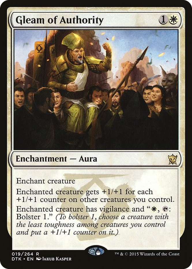 0019 Gleam of Authority R Dragons of Tarkir