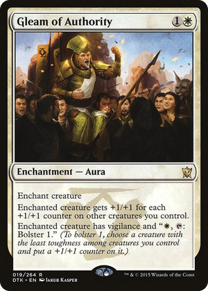 0019 Gleam of Authority R Dragons of Tarkir